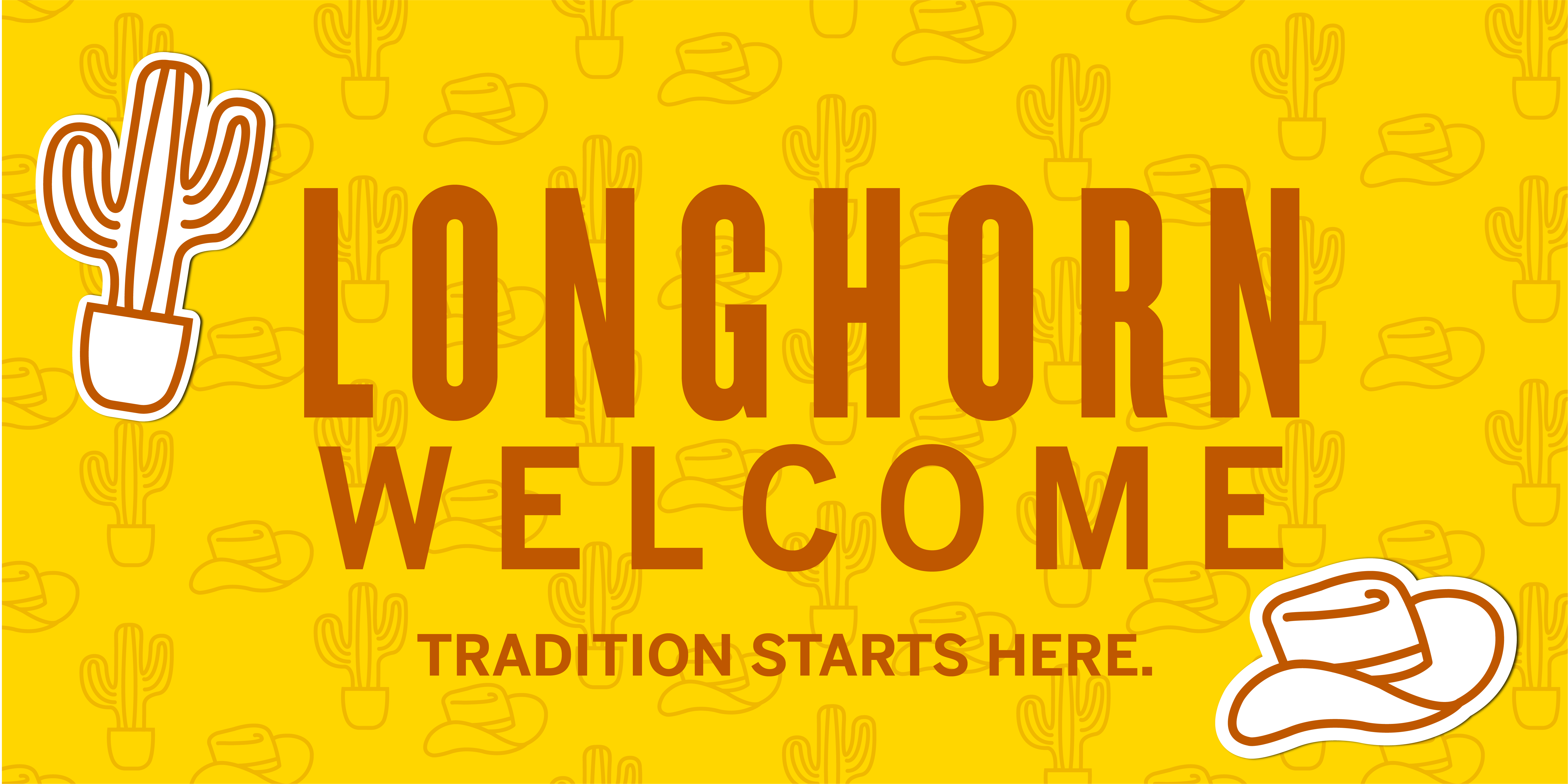 Longhorn Welcome Website Header