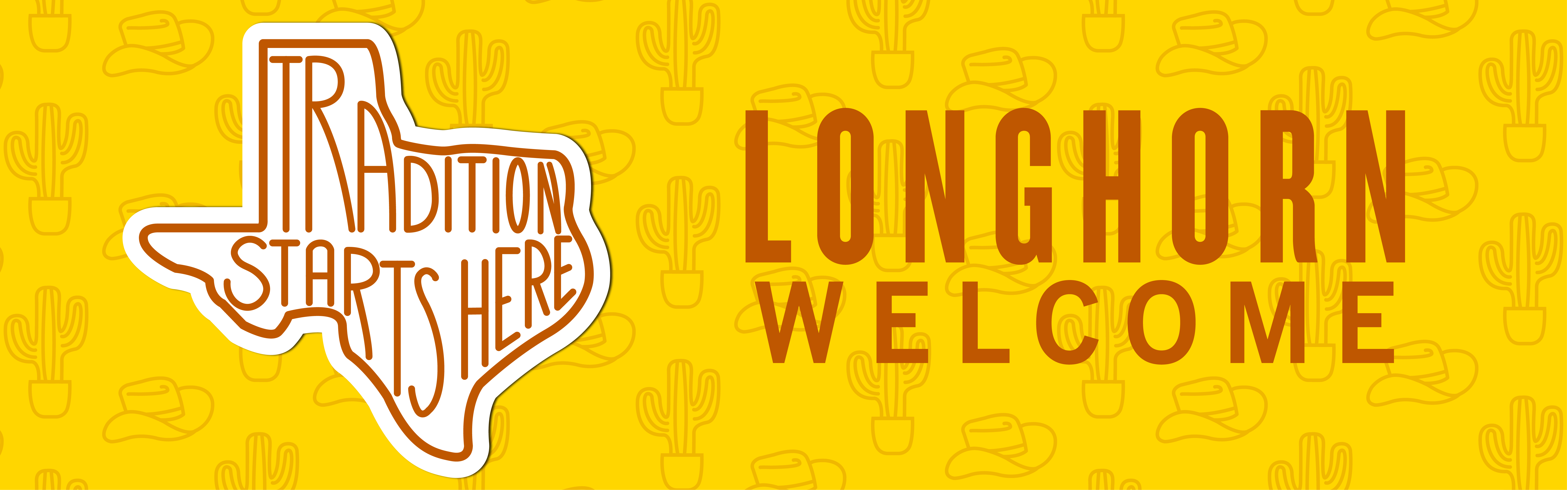 Longhorn Welcome Website Header