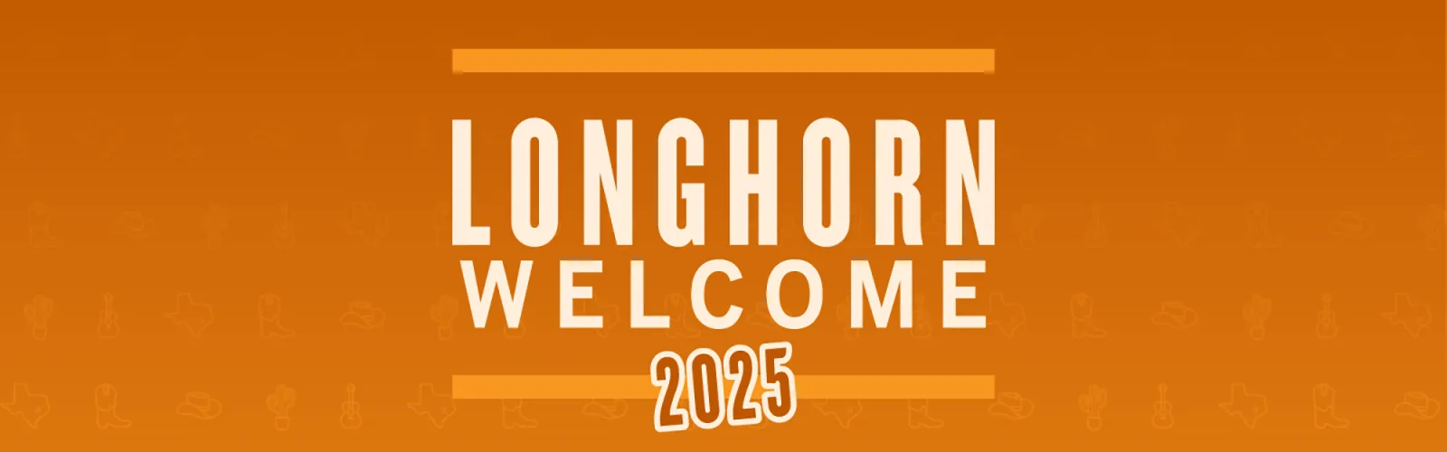 Longhorn Welcome Banner