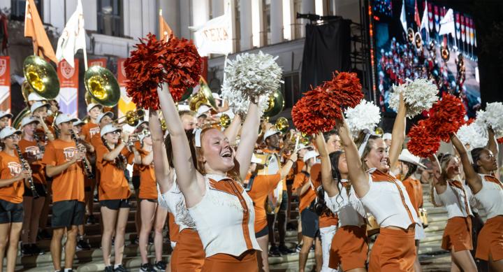Gone To Texas Band and Cheerleaders in 2025