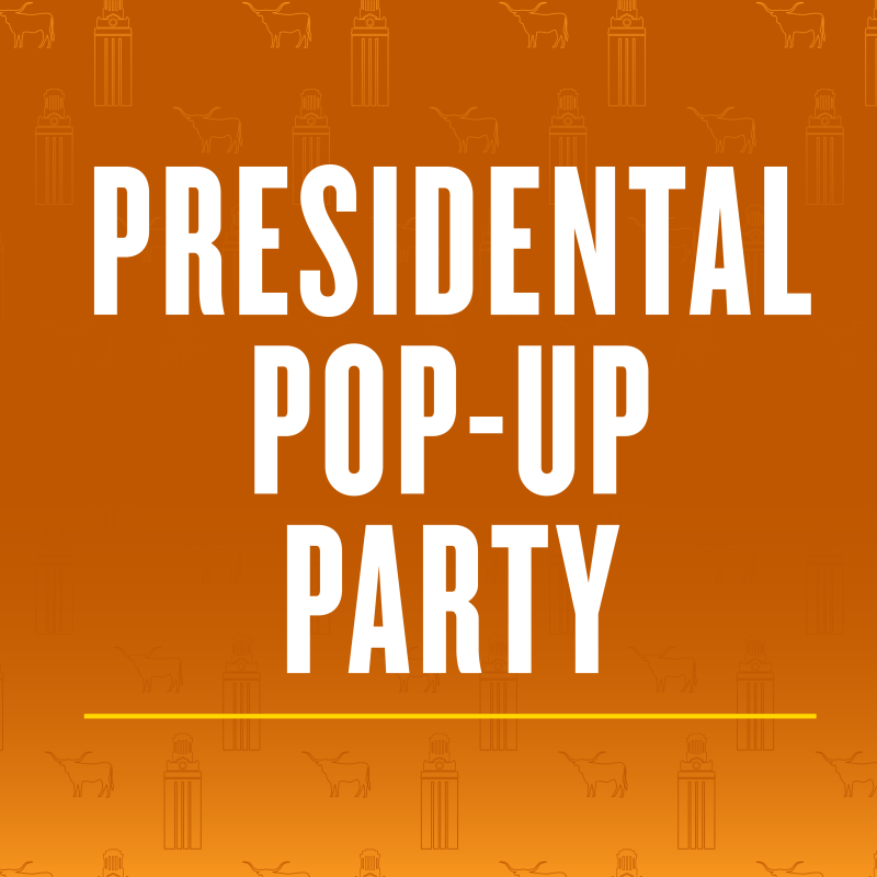 President Pop Up Party Graphic